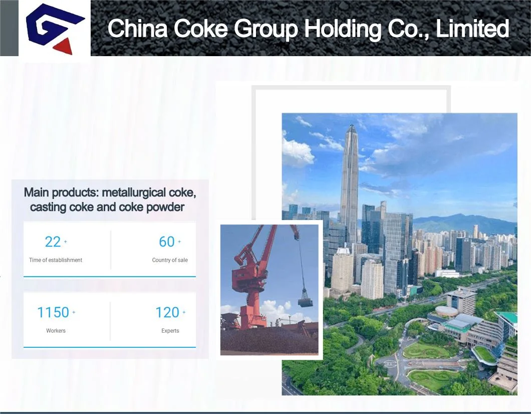 High Quality China Coke Wholesale Low Ash Metallurgical Coke