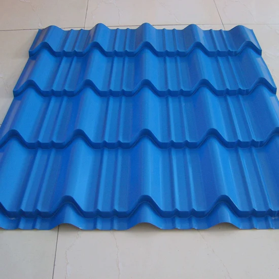 Feuille de toiture ondulée pour la toiture Feuille de toiture en métal de zinc